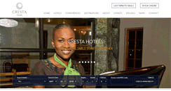 Desktop Screenshot of crestahotels.com